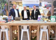 Ronald Vervloed, Walter Alderen and Wom Vos of Gebr. Eveleens. "Taking the store to the fair".